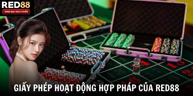 Giấy phép hoạt động hợp pháp của Red88