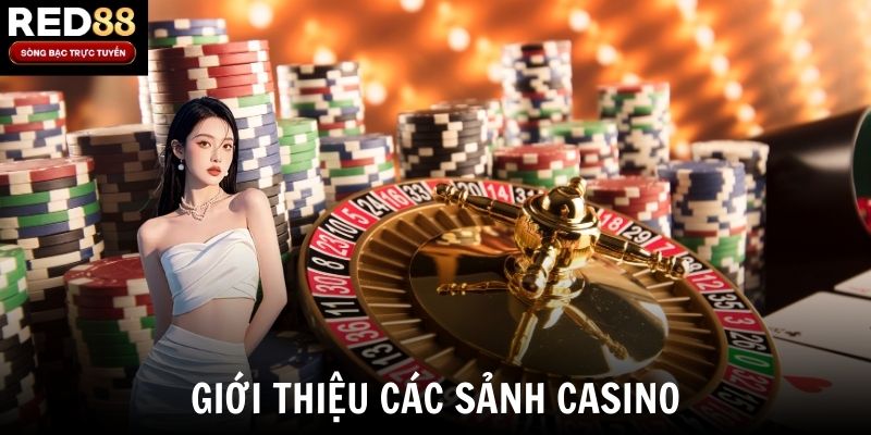 Giới thiệu các sảnh casino