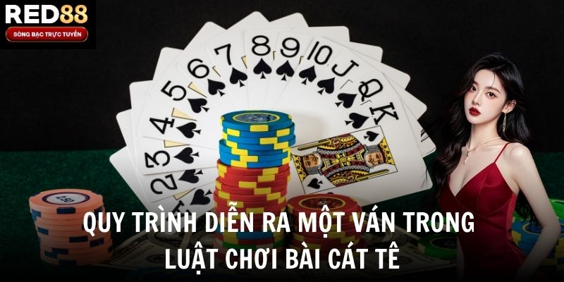 Quy trình diễn ra một ván trong luật chơi bài cát tê
