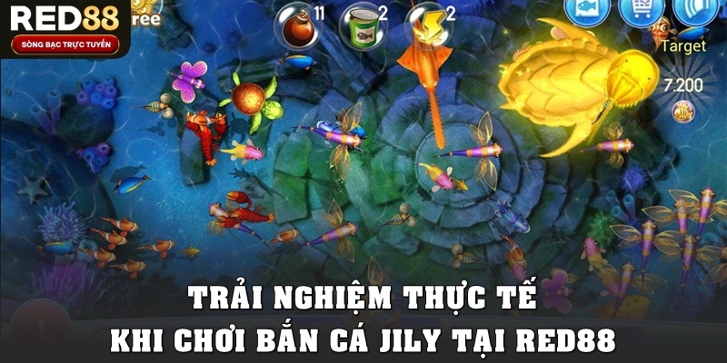 Trải nghiệm thực tế khi chơi bắn cá Jily tại Red88